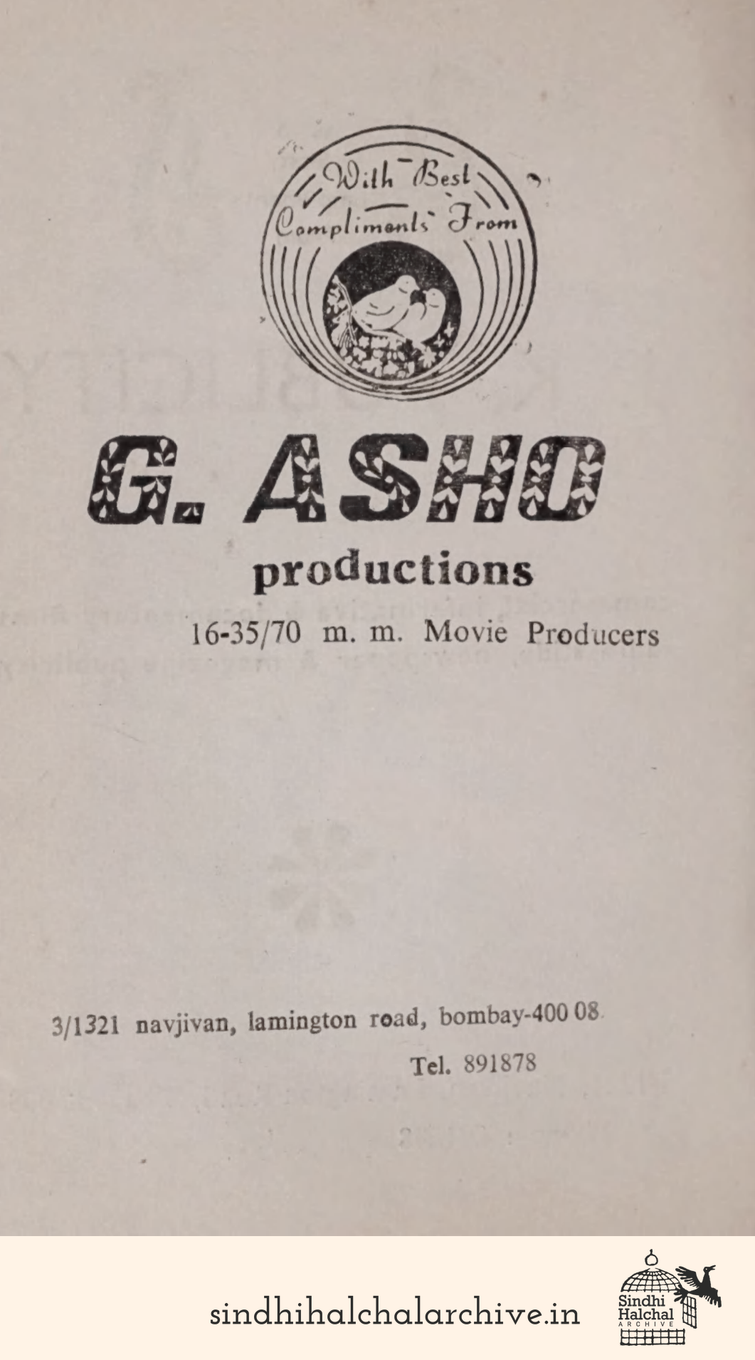 Image of AD G. Asho Productions